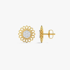 Evie Detachable Diamond Stud Earrings