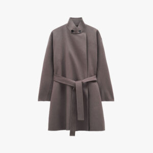 Oversized Wool Wrap Coat Jacket